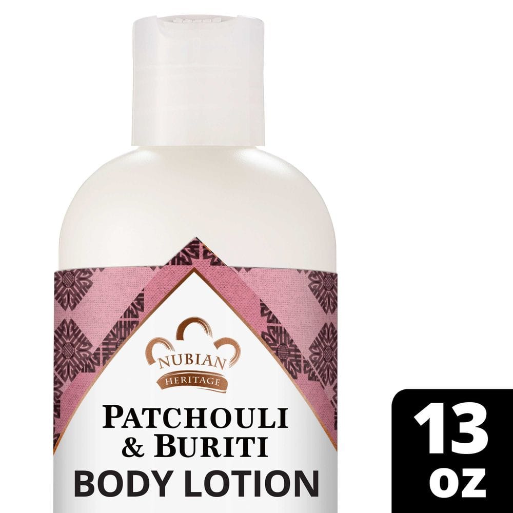 Nubian Heritage Toning Plus Uplifting Patchouli And Buriti Body Lotion, 13 Fluid Ounce -- 12 Per Case