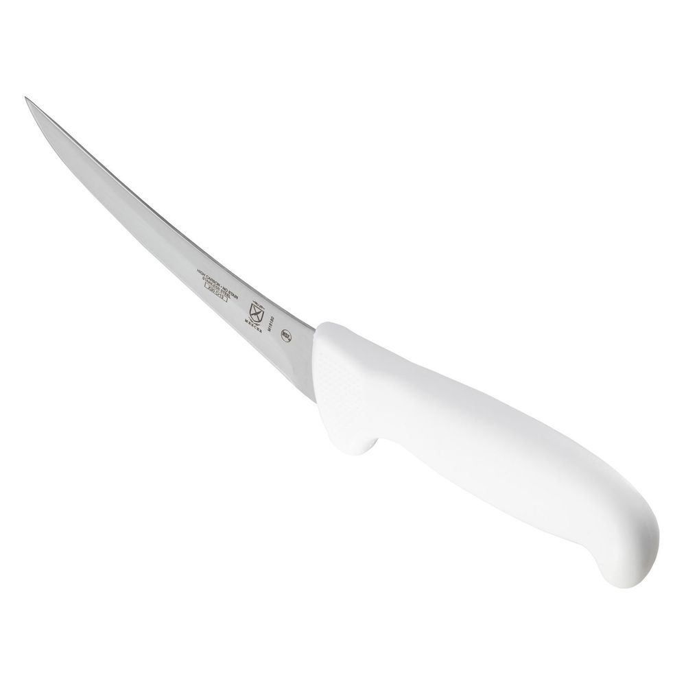 Mercer Culinary Ultimate White Curved Boning Knife, 6 Inch