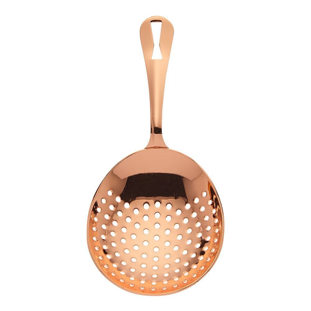 Barfly Copper Plated Julep Strainer, 6 1/2 Inch Overall Length