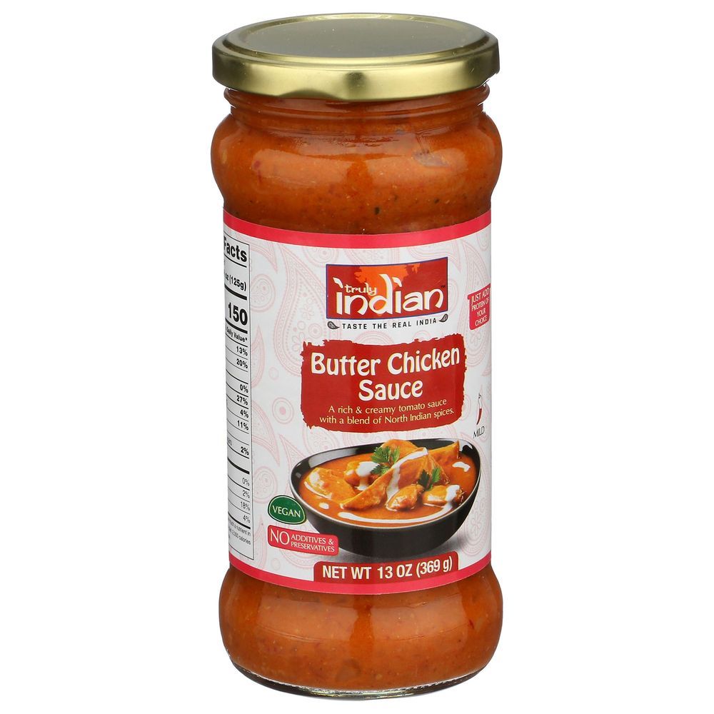 Truly Indian Butter Chicken Sauce, 13 Ounce -- 6 Per Case