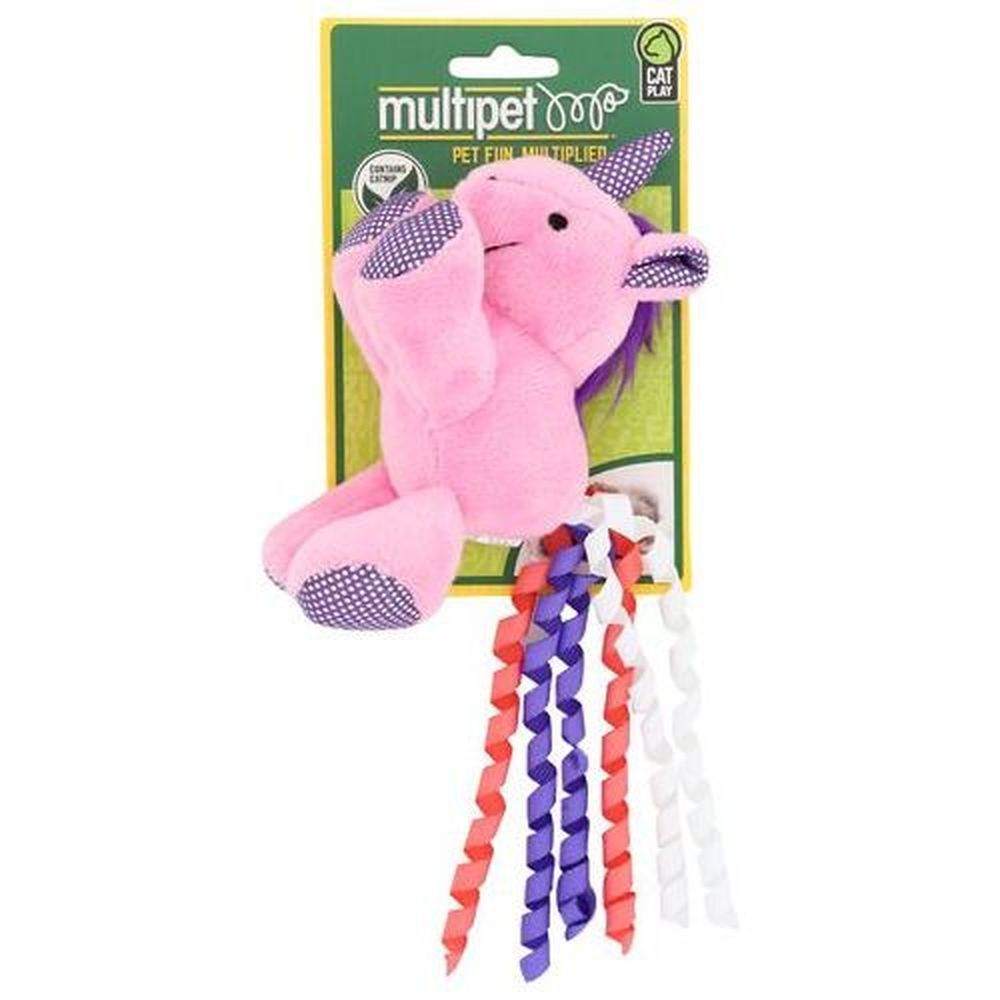 Multipet Unicorn With Catnip Toy For Cat, 8.5 Inch -- 3 Per Case