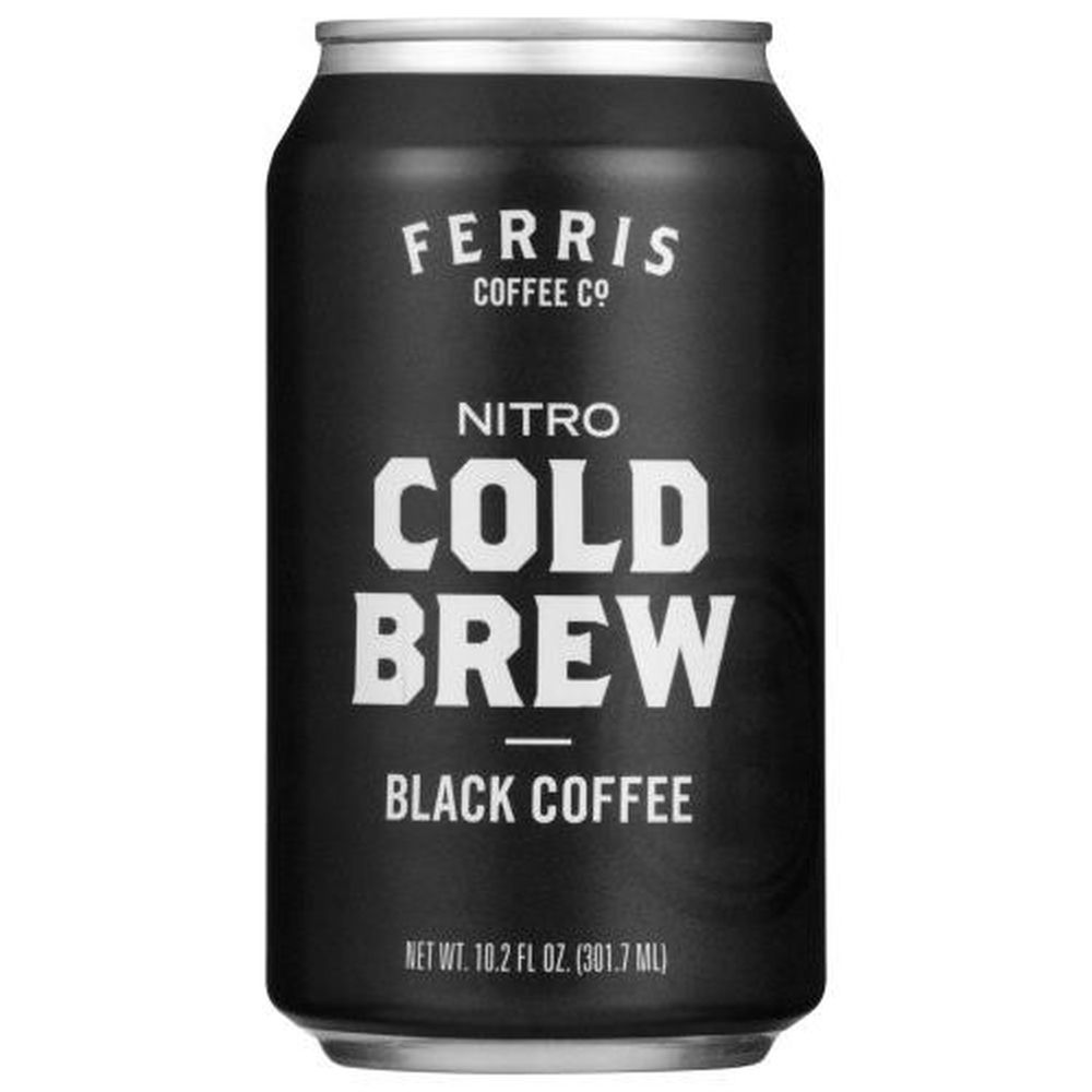 Ferris Coffee & Nut Co Nitro Cold Brew Black Coffee, 10.2 Fluid Ounce -- 12 Per Case