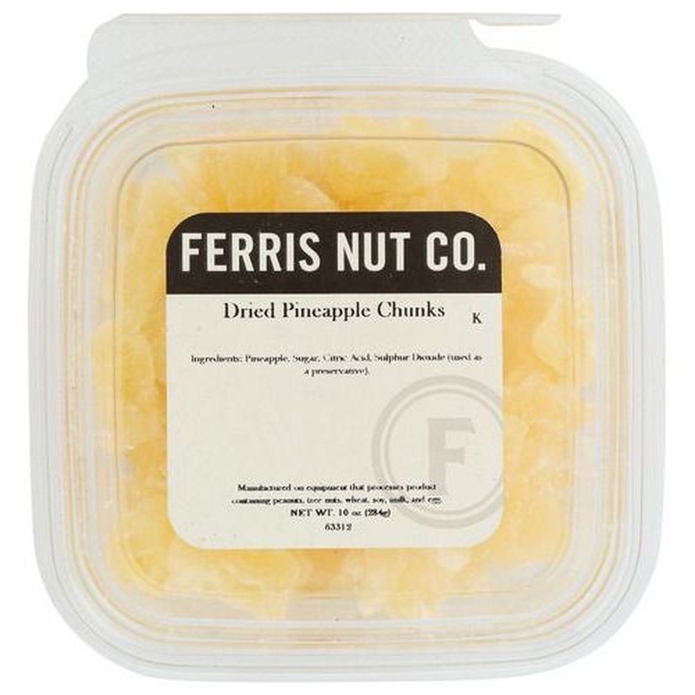 Ferris Coffee And Nut Dried Pineapple Chunks, 10 Ounce -- 12 Per Case