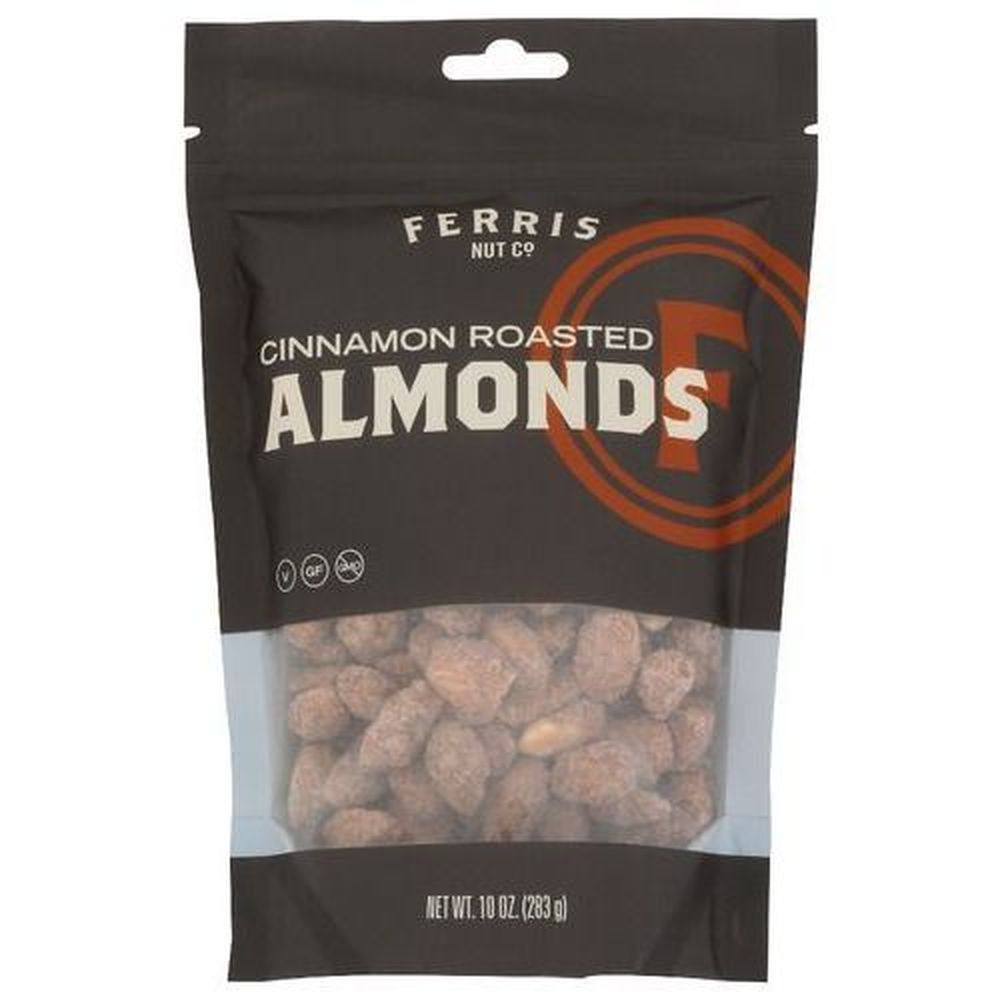 Ferris Coffee & Nut Co Cinnamon Roasted Almonds, 10 Ounce -- 12 Per Case
