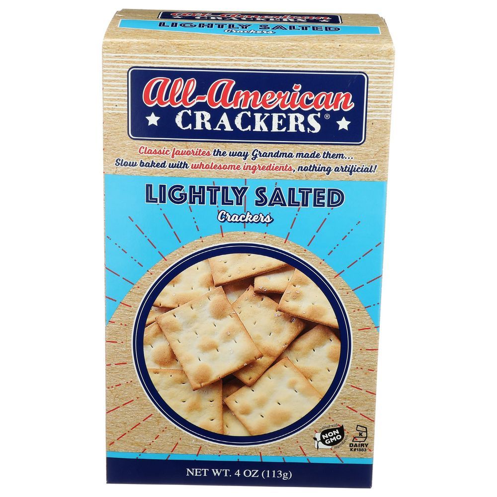 All American Light Salt Cracker, 4 Ounce -- 6 Per Case