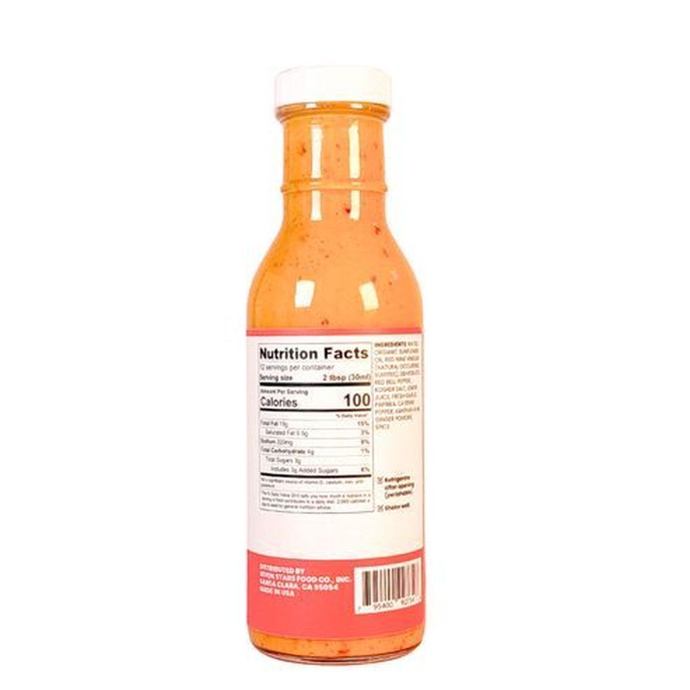 Jennysong Organic Red Pepper Dressing, 12 Fluid Ounce -- 6 Per Case