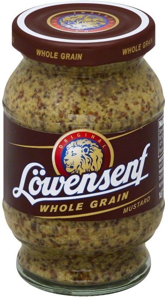 Lowensenf Whole Grain Mustard, 8.8 Ounce -- 6 Per Case