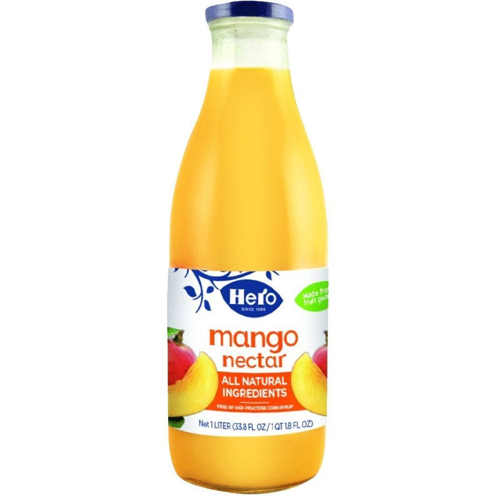 Hero Mango Nectar, 33.8 Fluid Ounce -- 6 Per Case