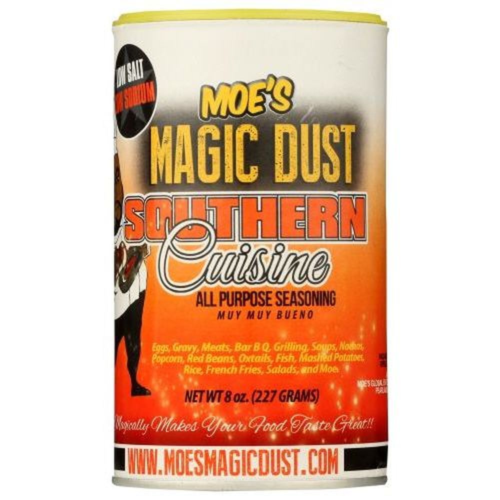 Moes Magic Dust Southern Cuisine Seasoning, 8 Ounce -- 12 Per Case