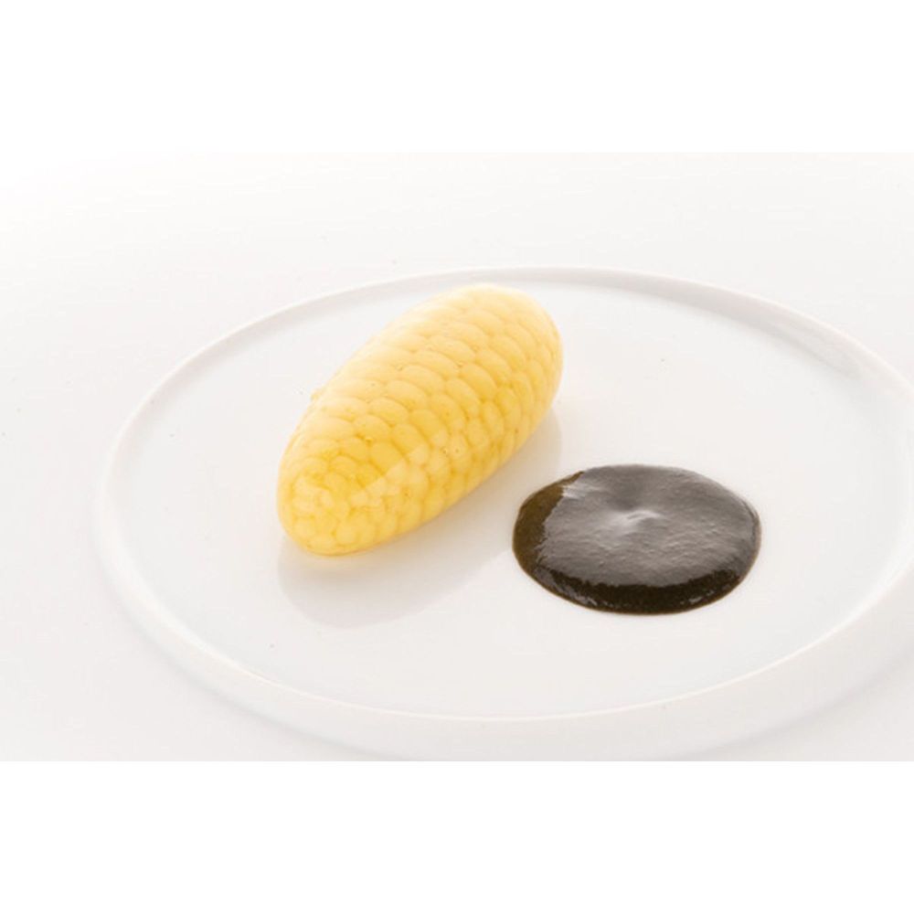 Silikomart Pannocchia Number 12 Yellow Silicone Mold, 2.7 Inch Length 1 Inch Width X 0.8 Inch Height Cavity
