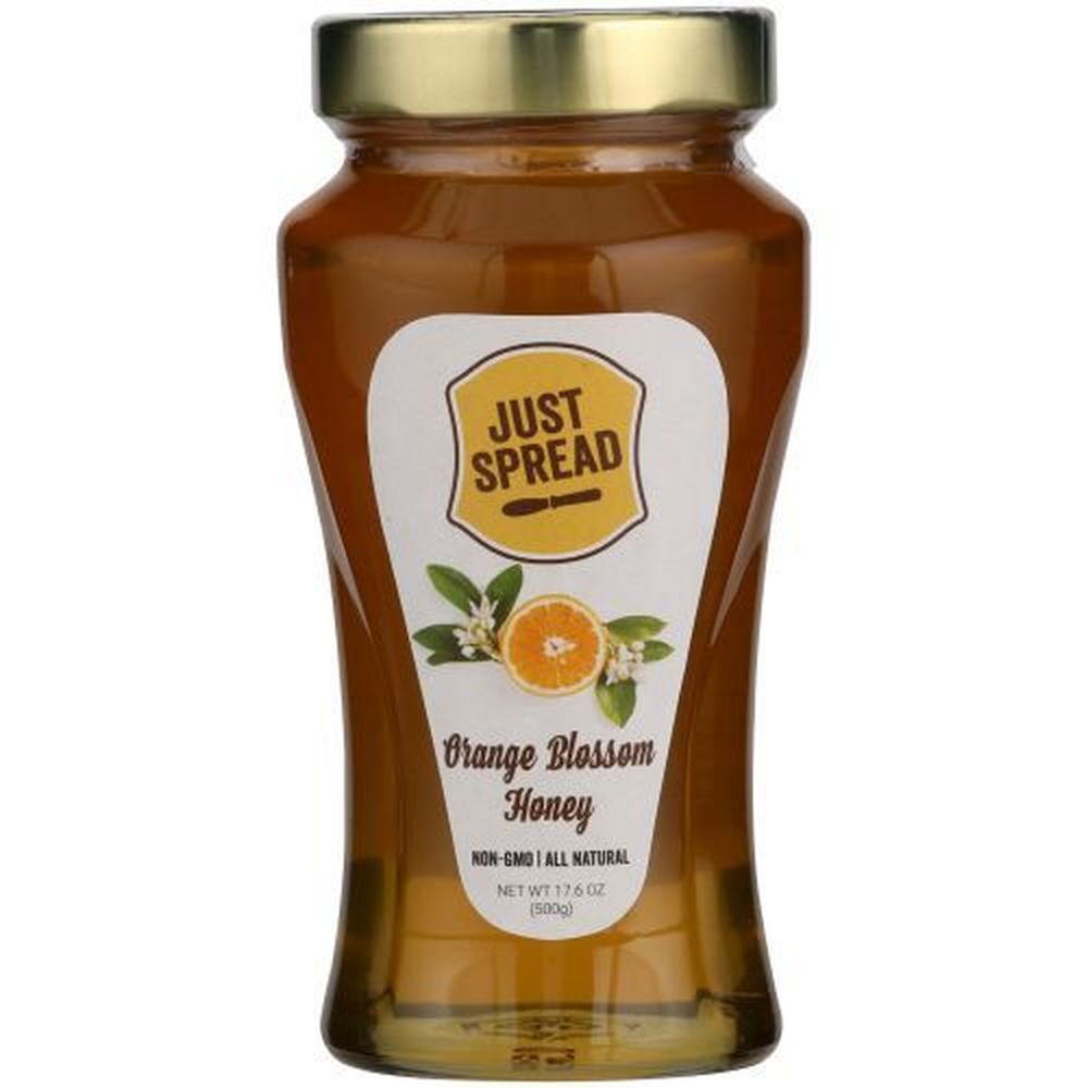 Just Spread Orange Blossom Honey, 17.6 Ounce -- 6 Per Case