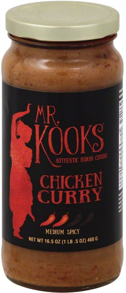 Mr. Kook's Chicken Curry Sauce, 16.5 Ounce -- 6 Per Case