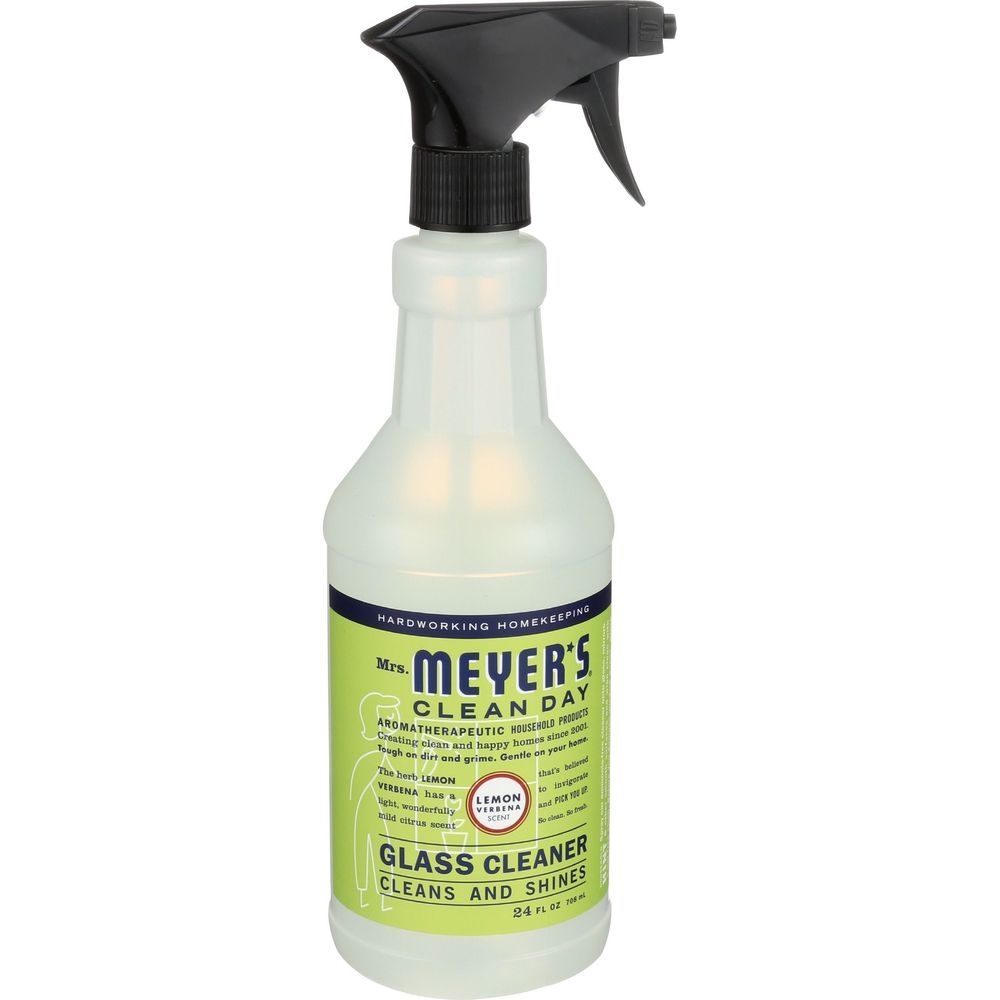 Mrs. Meyer's Clean Day Lemon Verbena Scented Glass Cleaner, 24 Ounce -- 6 Per Case
