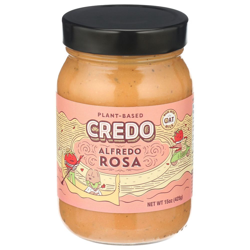 Credo Plant Based Alfredo Rosa Sauce, 15 Fluid Ounce -- 6 Per Case