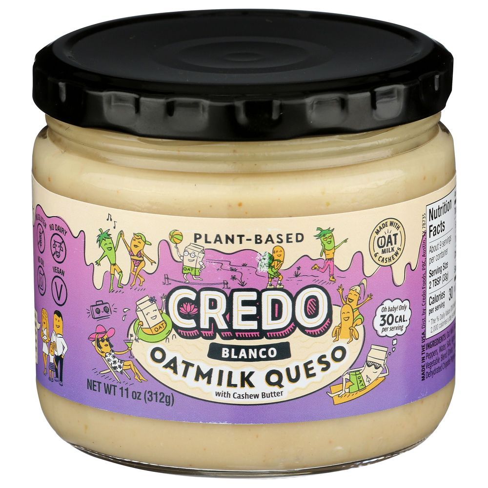 Credo Oatmilk Queso Blanco Dip, 11 Ounce -- 6 Per Case