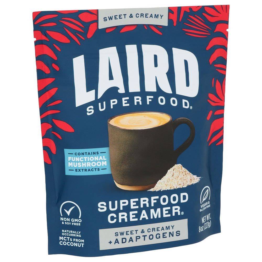 Laird Superfood Sweet And Creamy With Adaptogens Superfood Creamer, 8 Ounce -- 6 Per Case