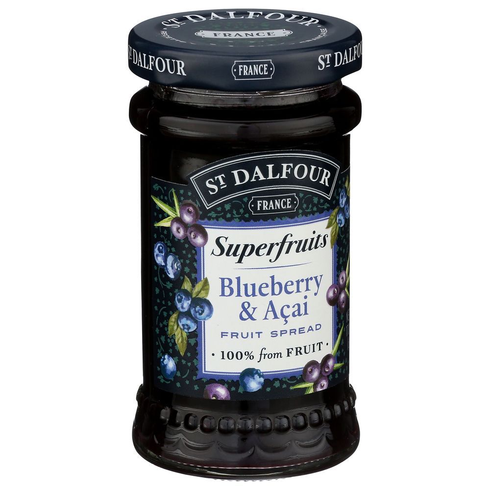 St Dalfour Blueberry And Acai Fruit Spread, 6 Ounce -- 6 Per Case