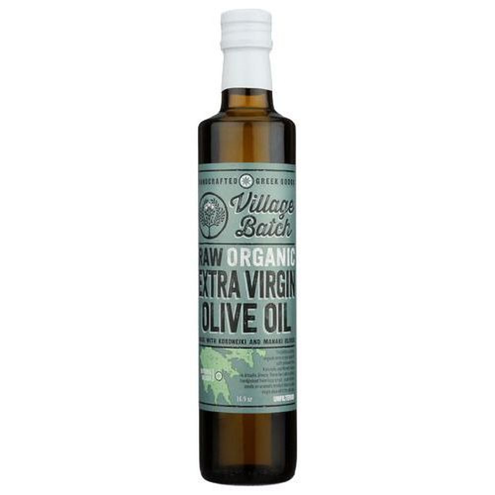 Village Batch Organic Raw Extra Virgin Olive Oil, 16.9 Ounce -- 12 Per Case