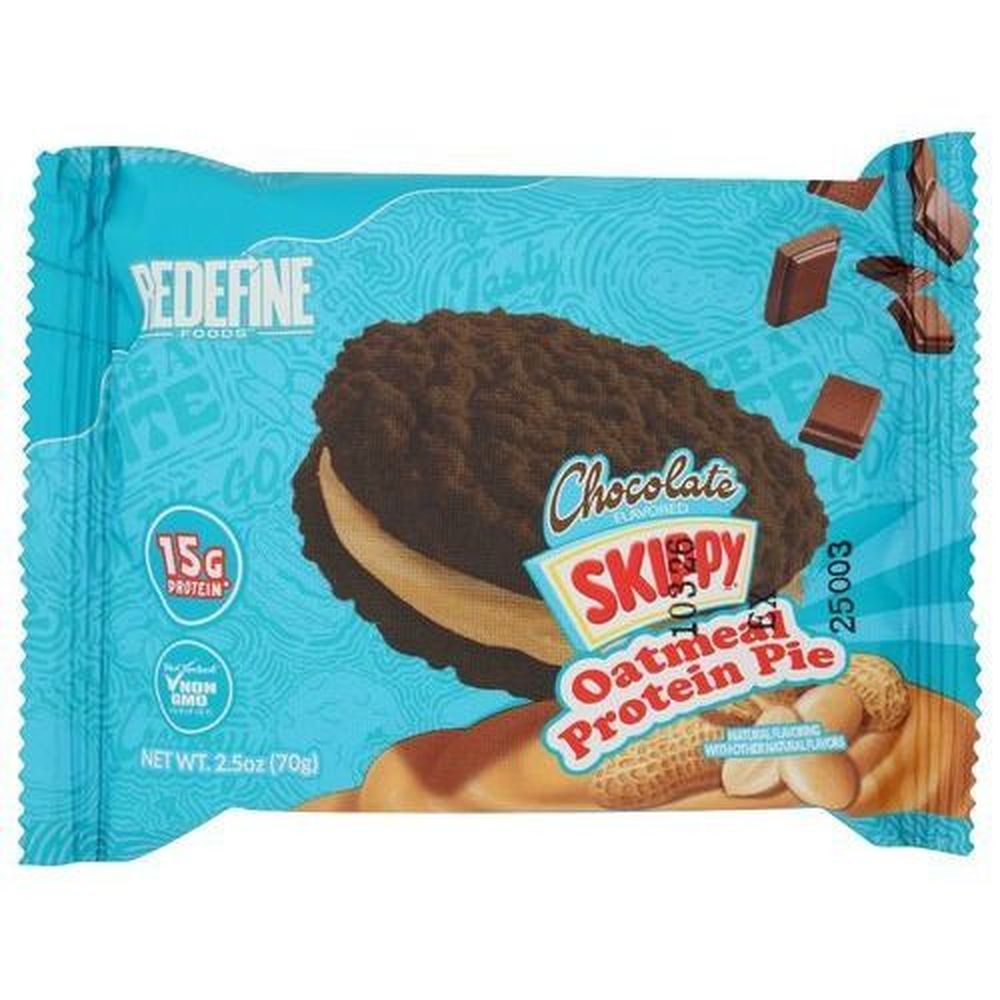 Redefine Skippy Chocolate Flavored Oatmeal Protein Pie, 2.5 Ounce -- 8 Per Case