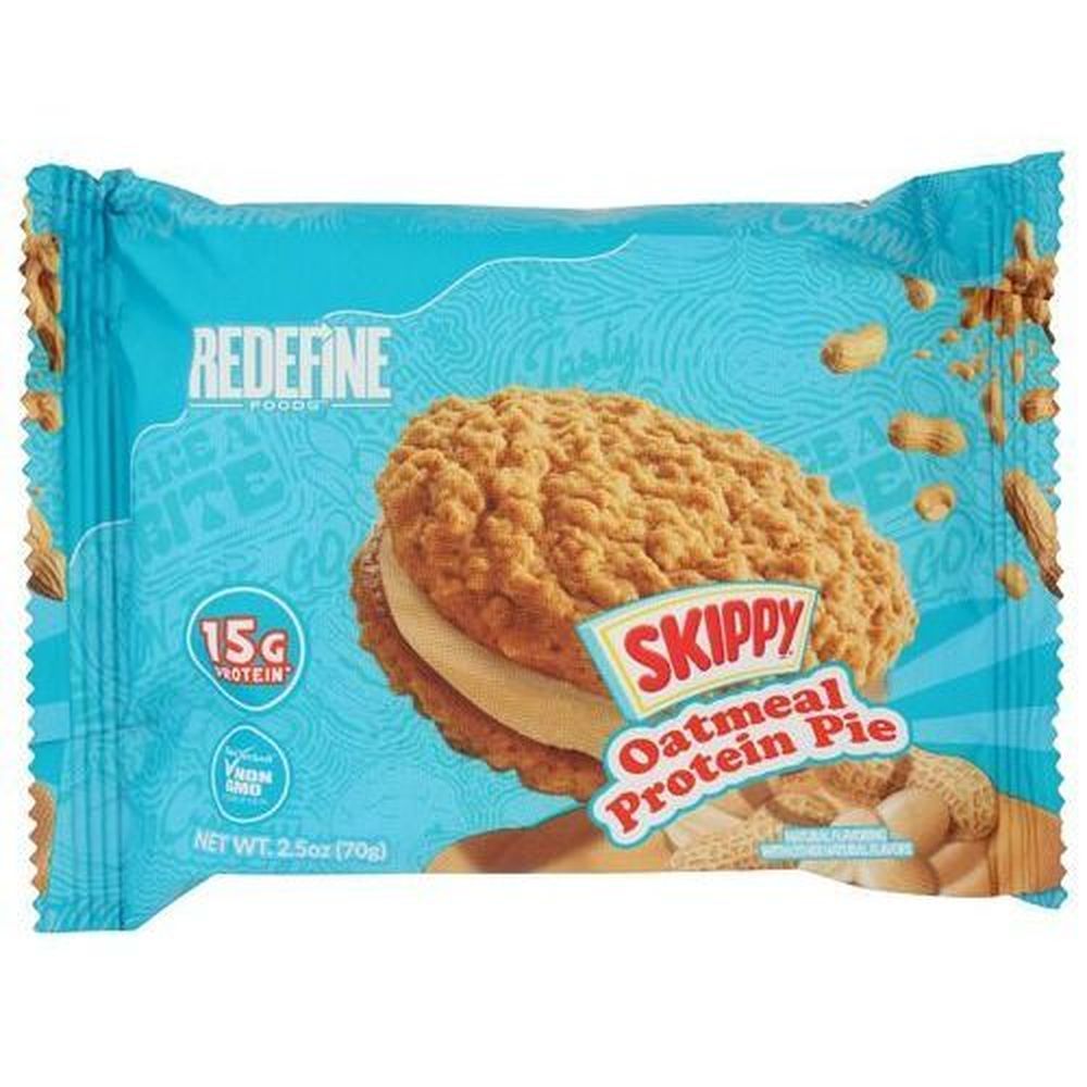 Redefine Skippy Oatmeal Protein Pie, 2.5 Ounce -- 8 Per Case