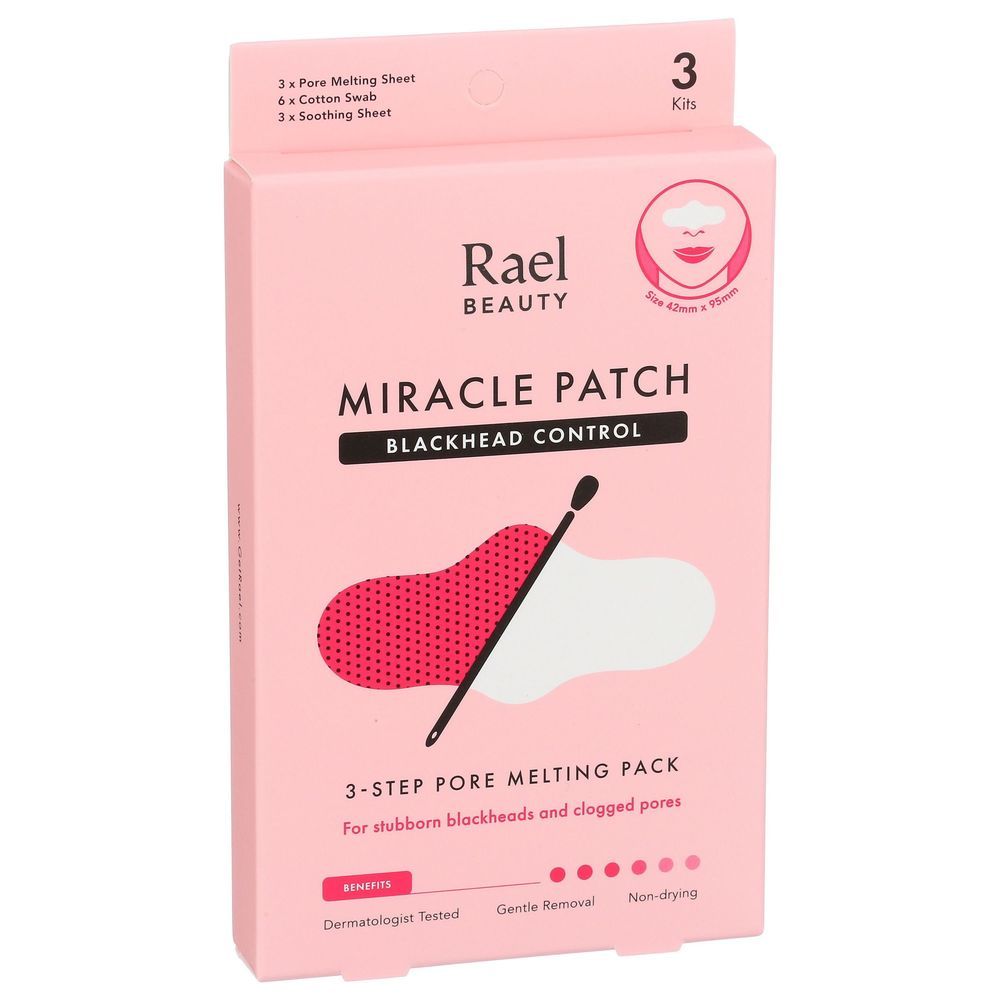 Rael Blackhead Control Miracle Patch, 3 Count -- 8 Per Case
