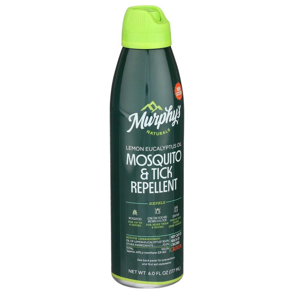 Murphys Naturals Lemon Eucalyptus Oil Mosquito And Tick Repellent, 6 Fluid Ounce -- 6 Per Case