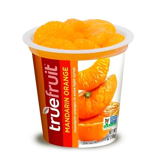 Sundia True Fruit Mandarin Orange With Lid, 7 Ounce -- 12 Per Case