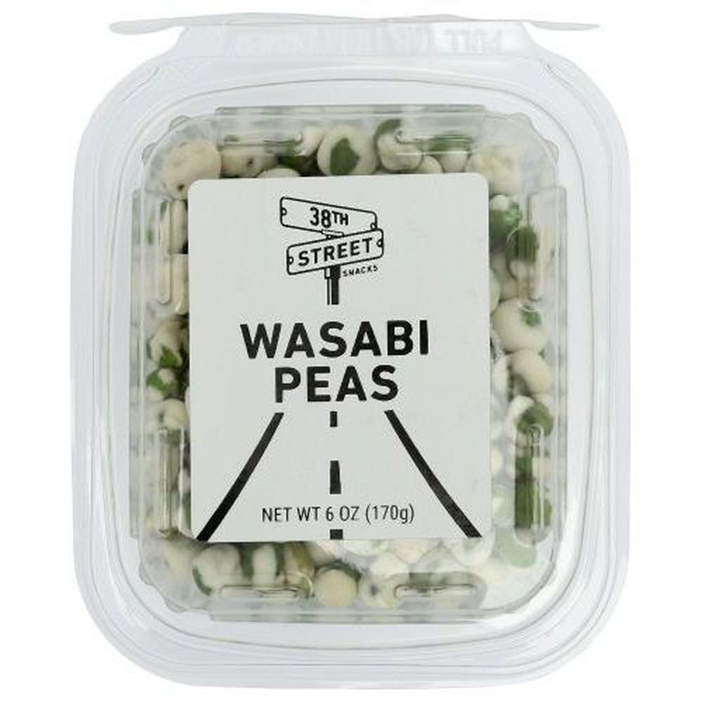 Made-with Wasabi Peas, 6 Ounce Tub -- 12 Per Case