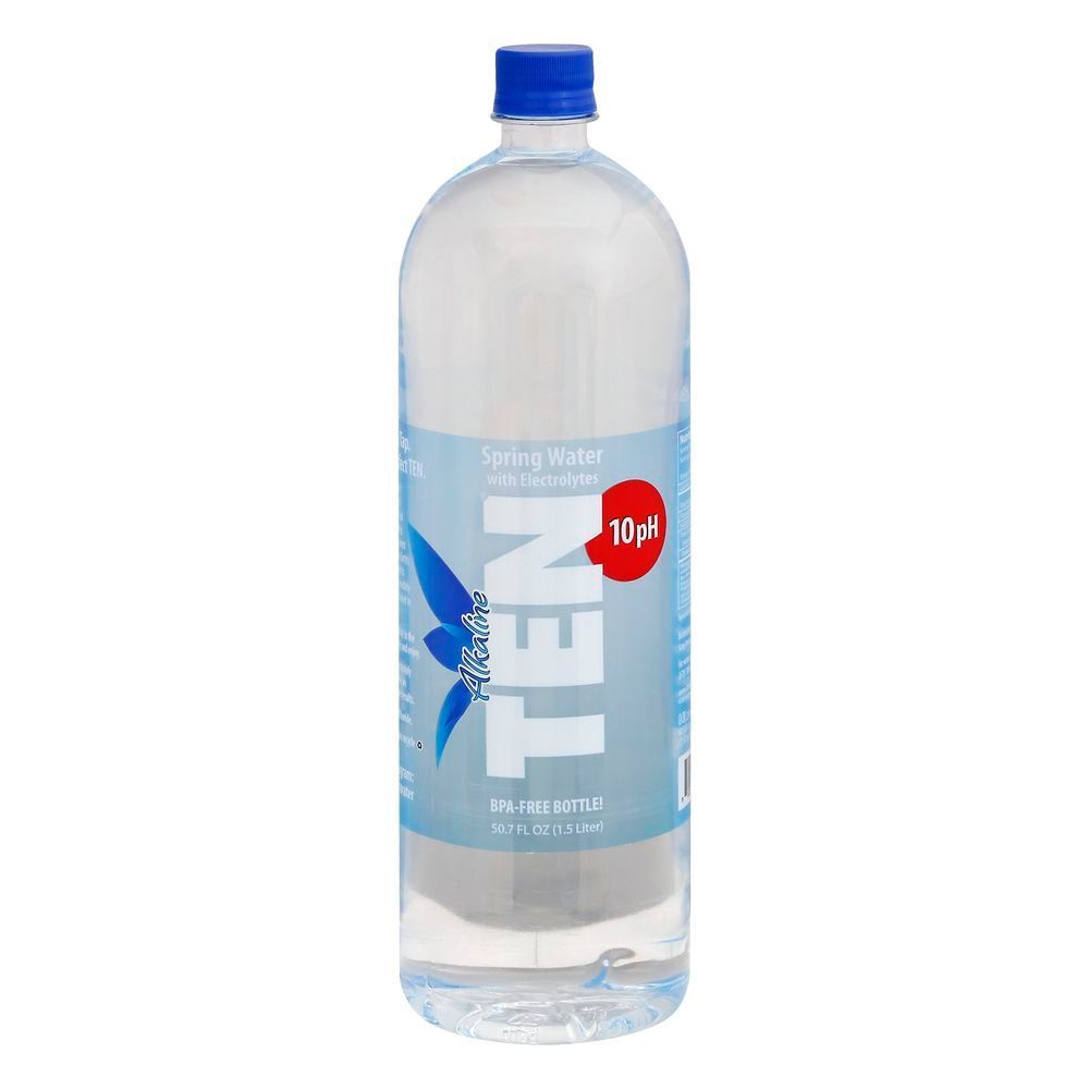 Ten Alkaline With 10 Ph Electrolytes Spring Water, 1.5 Liter -- 12 Per Case