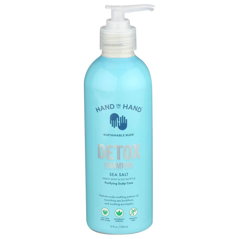 Hand In Hand Detox Sea Salt Shampoo, 12 Fluid Ounce