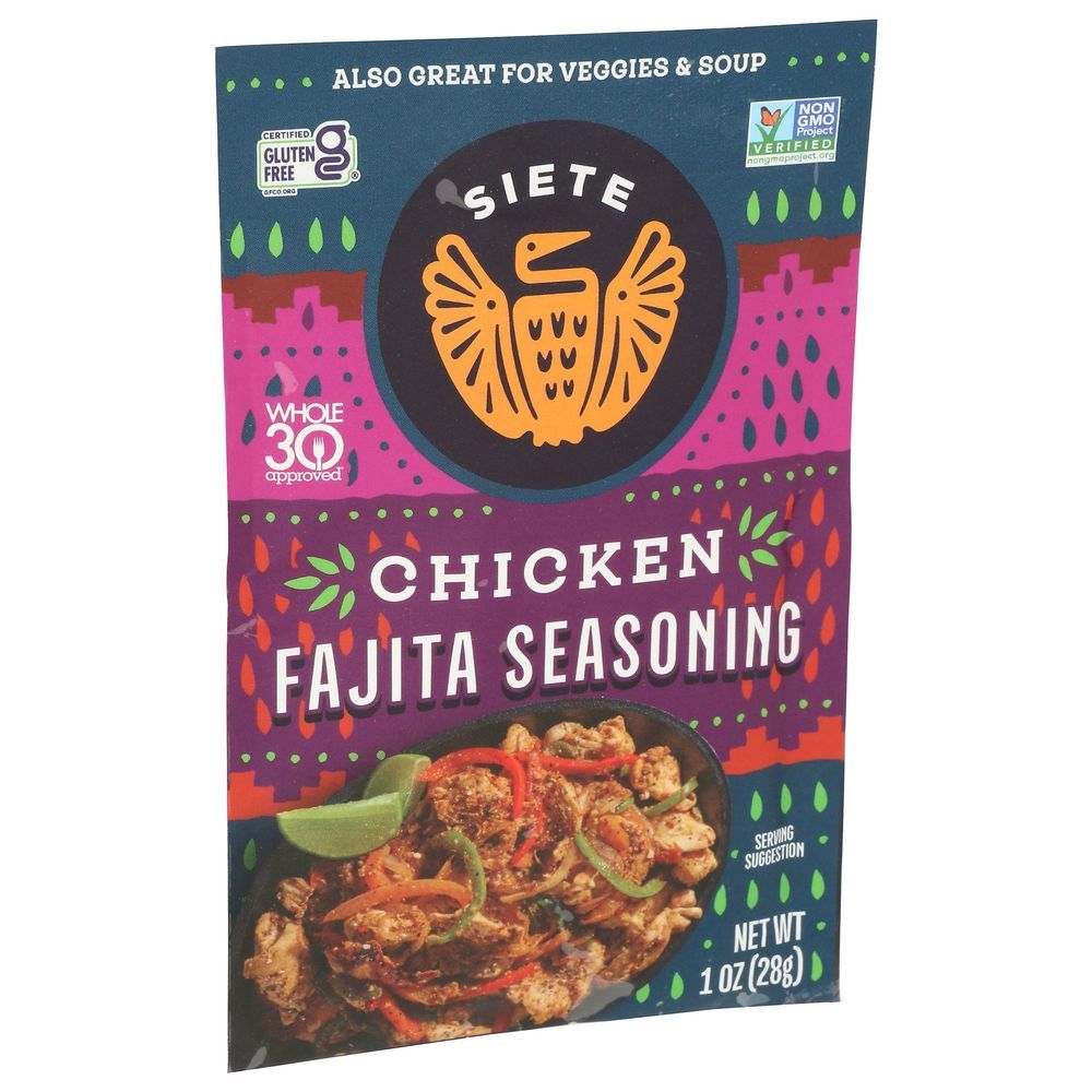 Siete Chicken Fajita Seasoning, 1 Ounce -- 12 Per Case