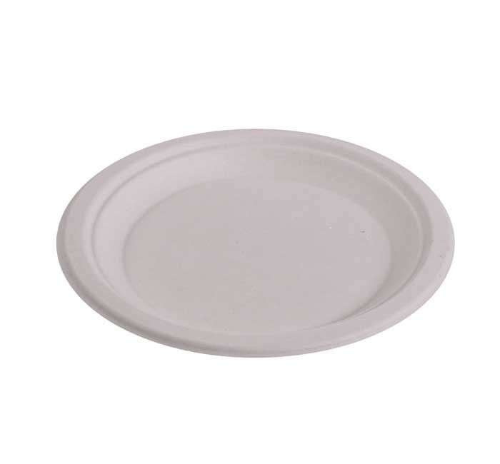 Kitch 24/7 White Compostable Molded Fiber Paper Plate,7 Inch -- 1000 Per Case