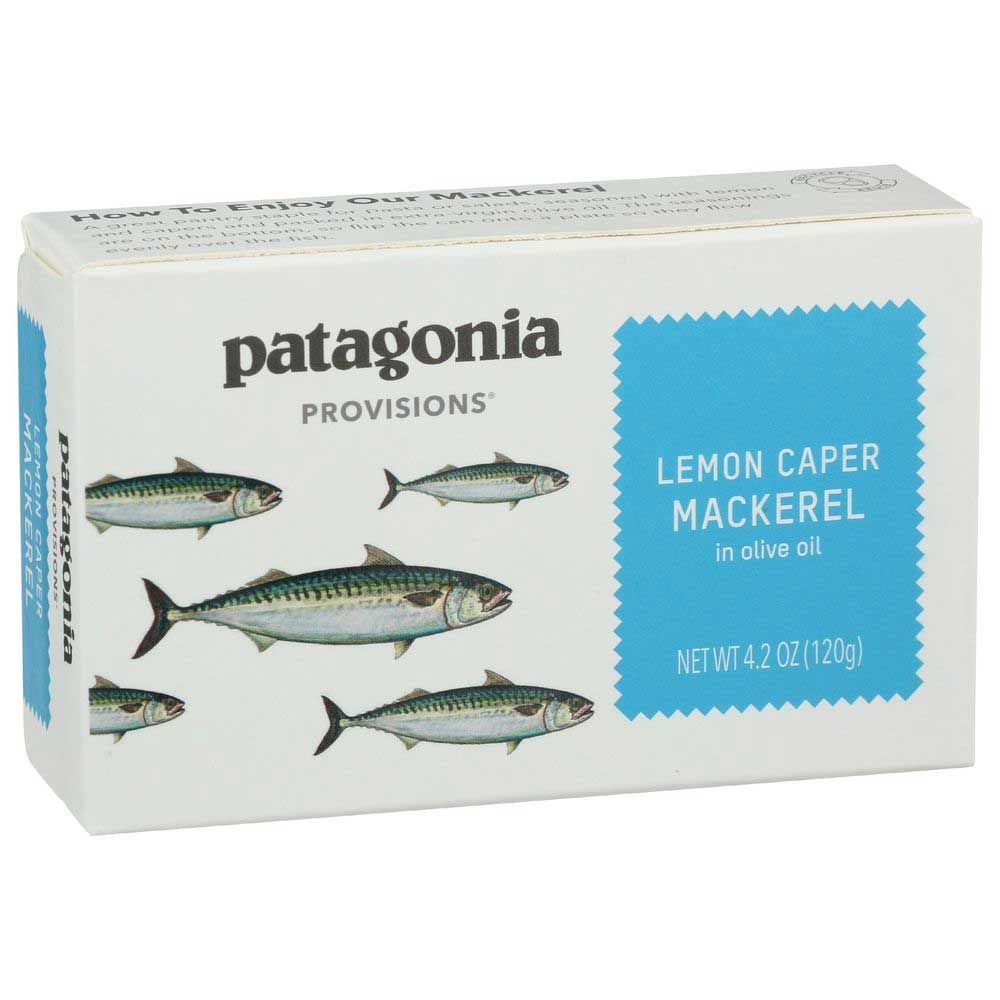 Patagonia Provisions Lemon Caper Mackerel In Olive Oil, 4.2 Ounce -- 10 Per Case