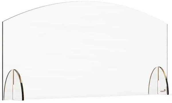 Rosseto Avant Guarde Acrylic Sneeze Guard, 36 X 15.5 Inch