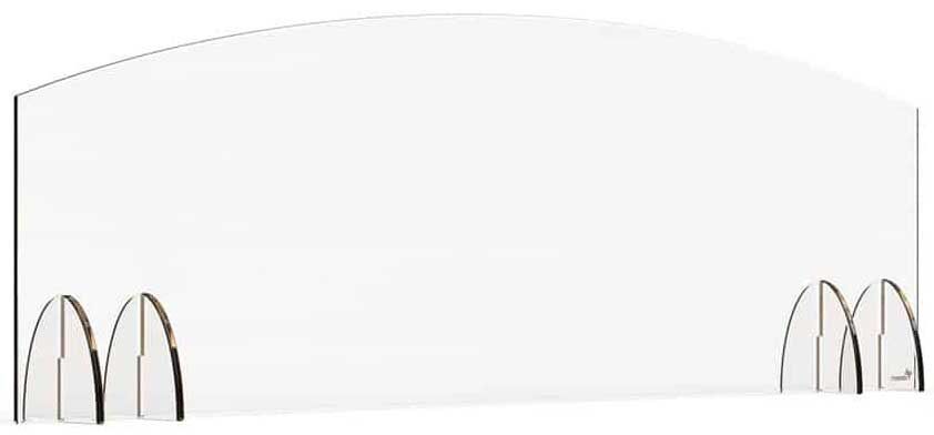 Rosseto Avant Guarde Acrylic Sneeze Guard, 48 X 15.5 Inch