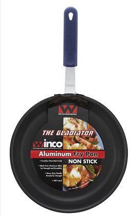 Winco Gladiator 3003 Aluminum Excalibur Non Stick Fry Pan With Silicon Sleeve Handle, 10 Inch