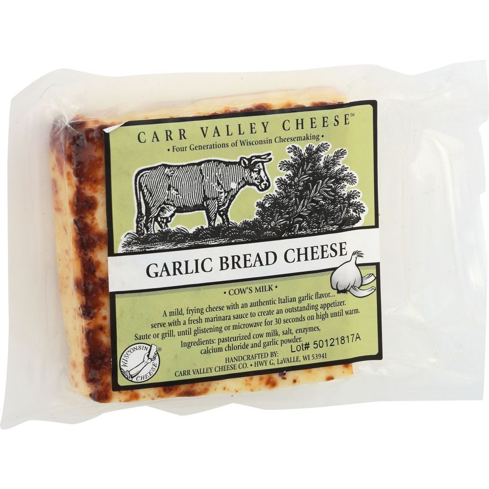 Carr Valley Garlic Bread Cheese, 6 Ounce -- 12 Per Case