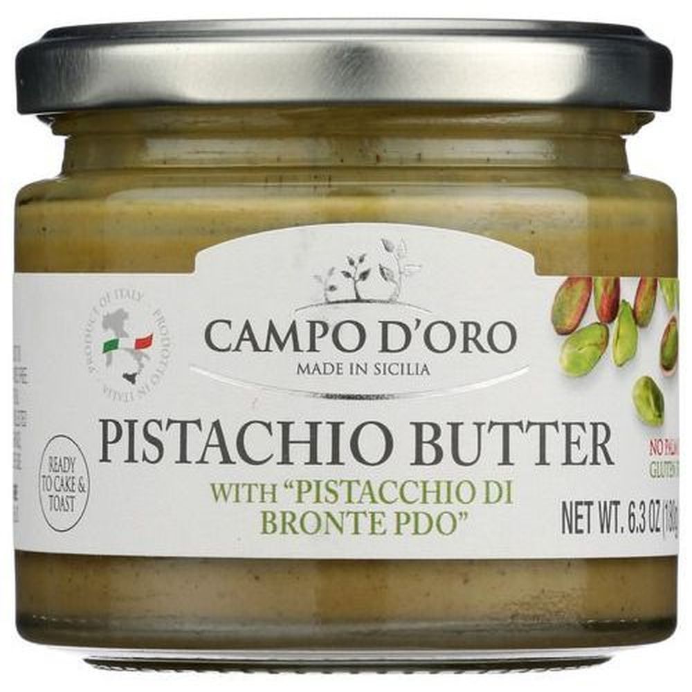 Campo Doro Pistachio Butter, 6.3 Ounce -- 6 Per Case