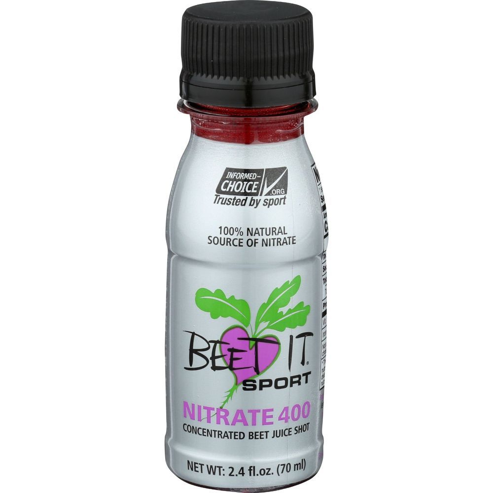 Beet It Sport Nitrate 400 Concentrate Beet Juice Shot, 2.4 Fluid Ounce -- 15 Per Case