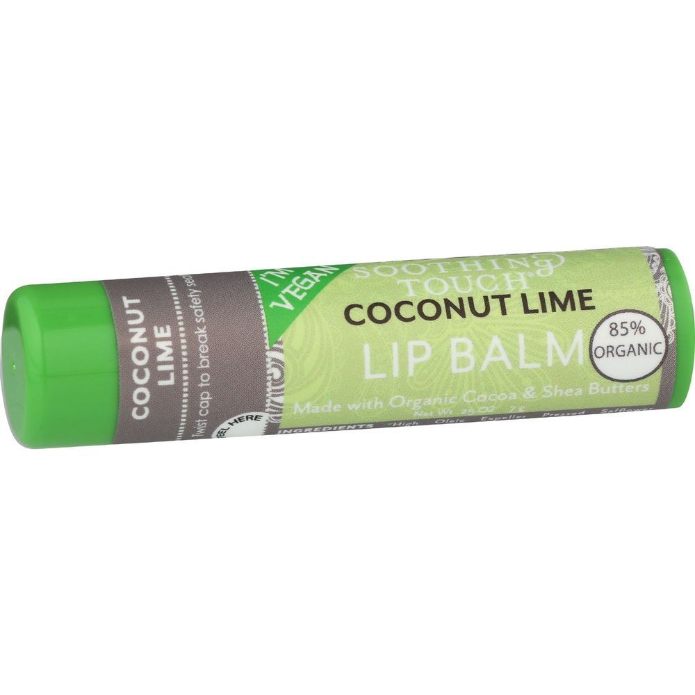 Soothing Touch Coconut Lime Lip Balm, 0.25 Ounce -- 12 Per Case