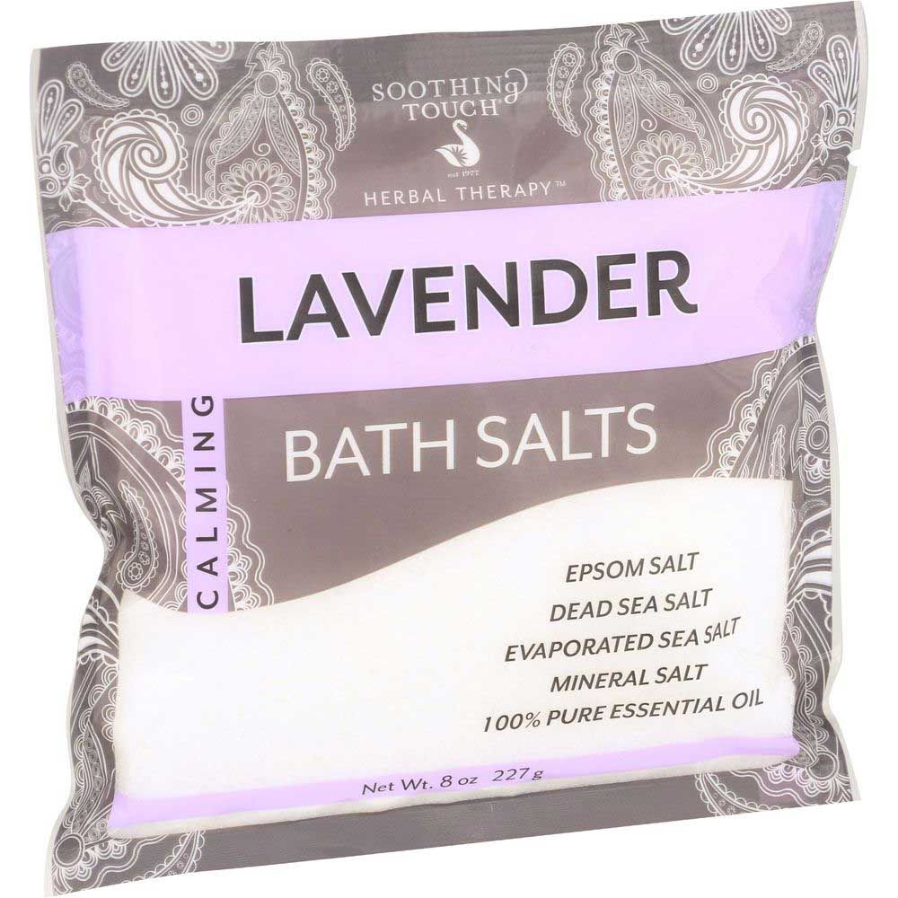 Soothing Touch Lavender Bath Salt, 8 Ounce -- 6 Per Case