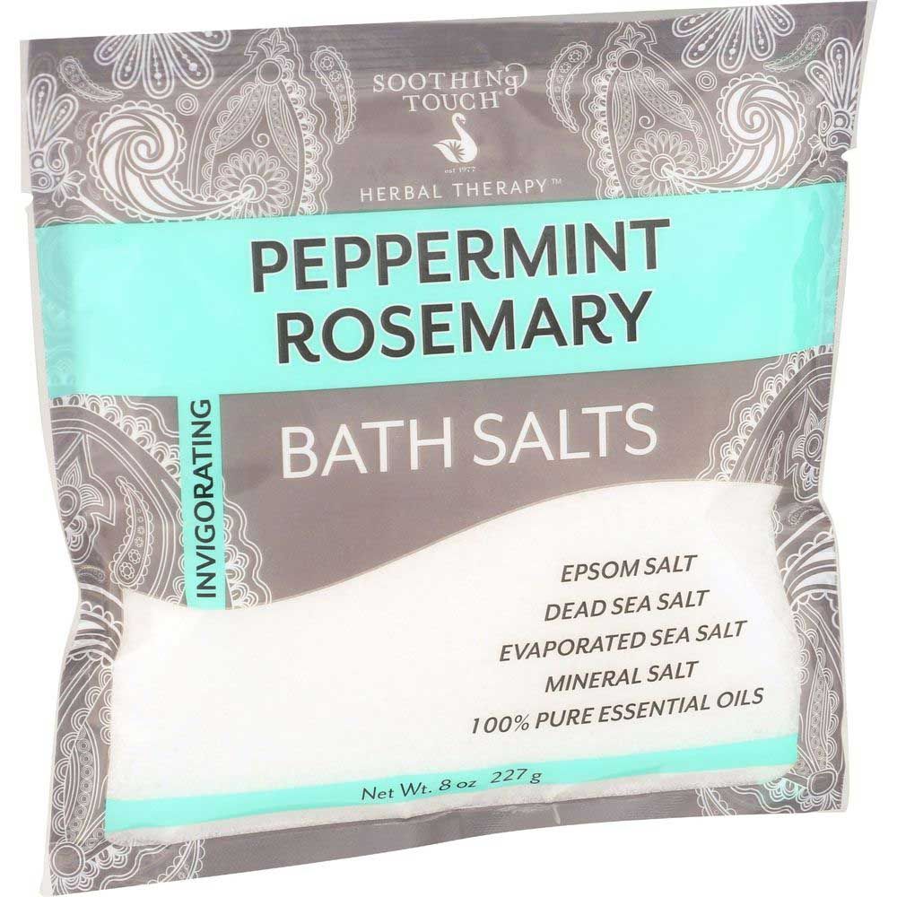 Soothing Touch Peppermint Rosemary Bath Salt, 8 Ounce -- 6 Per Case