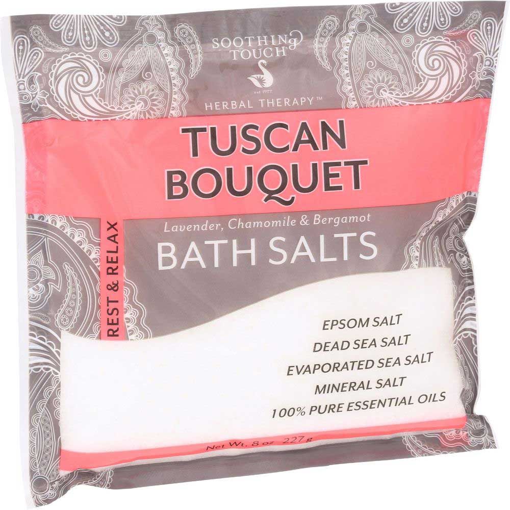 Soothing Touch Tuscan Bouquet Bath Salt, 8 Ounce -- 6 Per Case