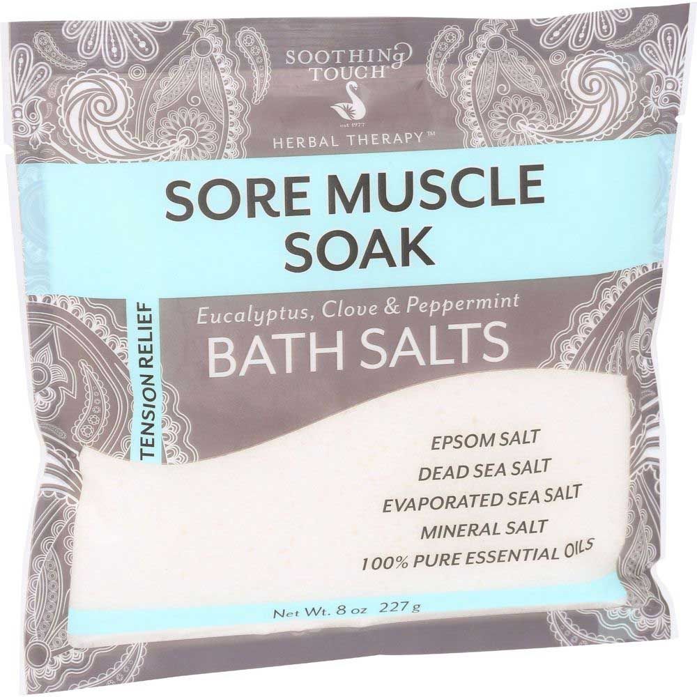 Soothing Touch Sore Muscle Soak Bath Salt, 8 Ounce -- 6 Per Case
