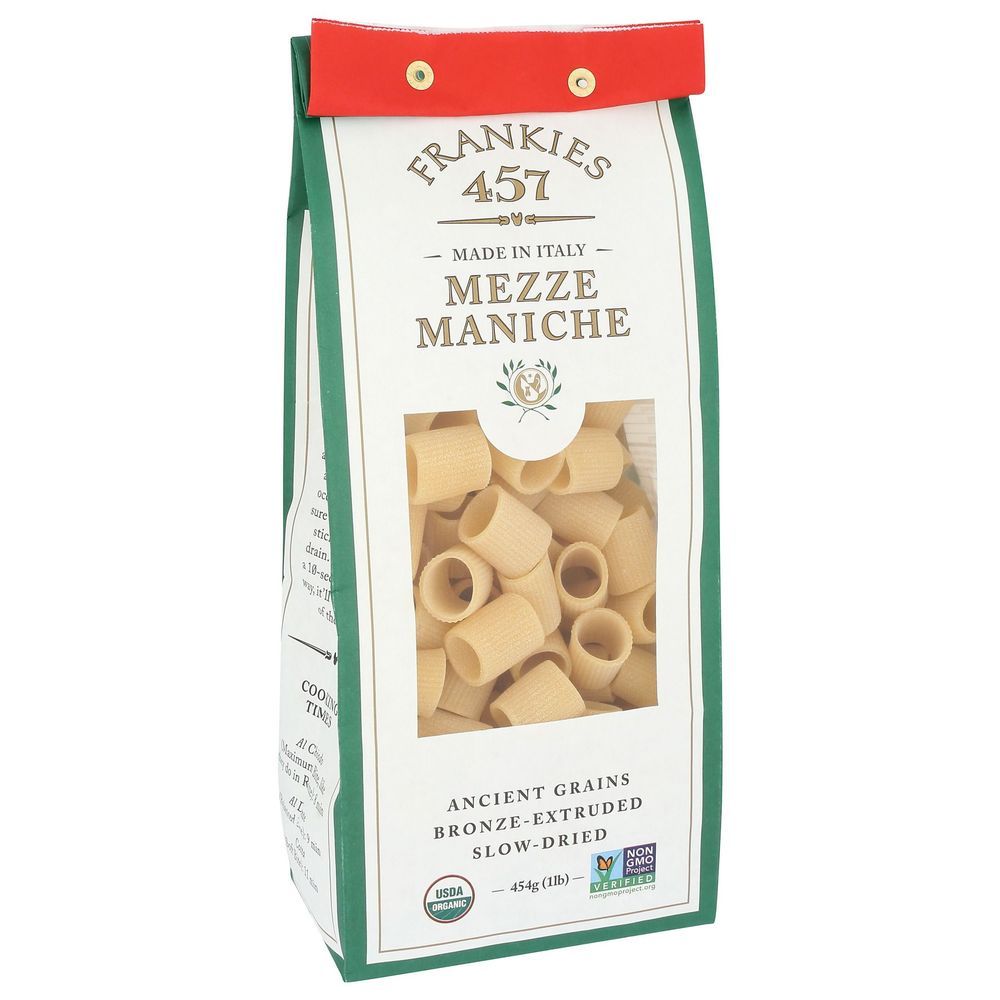 Frankies 457 Organic Frank Meze Maniche Pasta, 1 Pound -- 6 Per Case