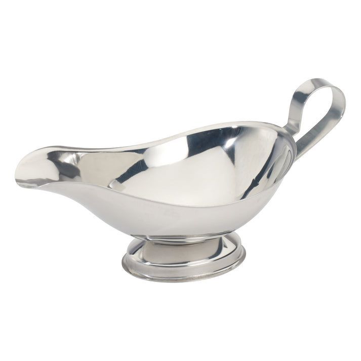 Winco Stainless Steel Gravy Boat, 8 Ounce