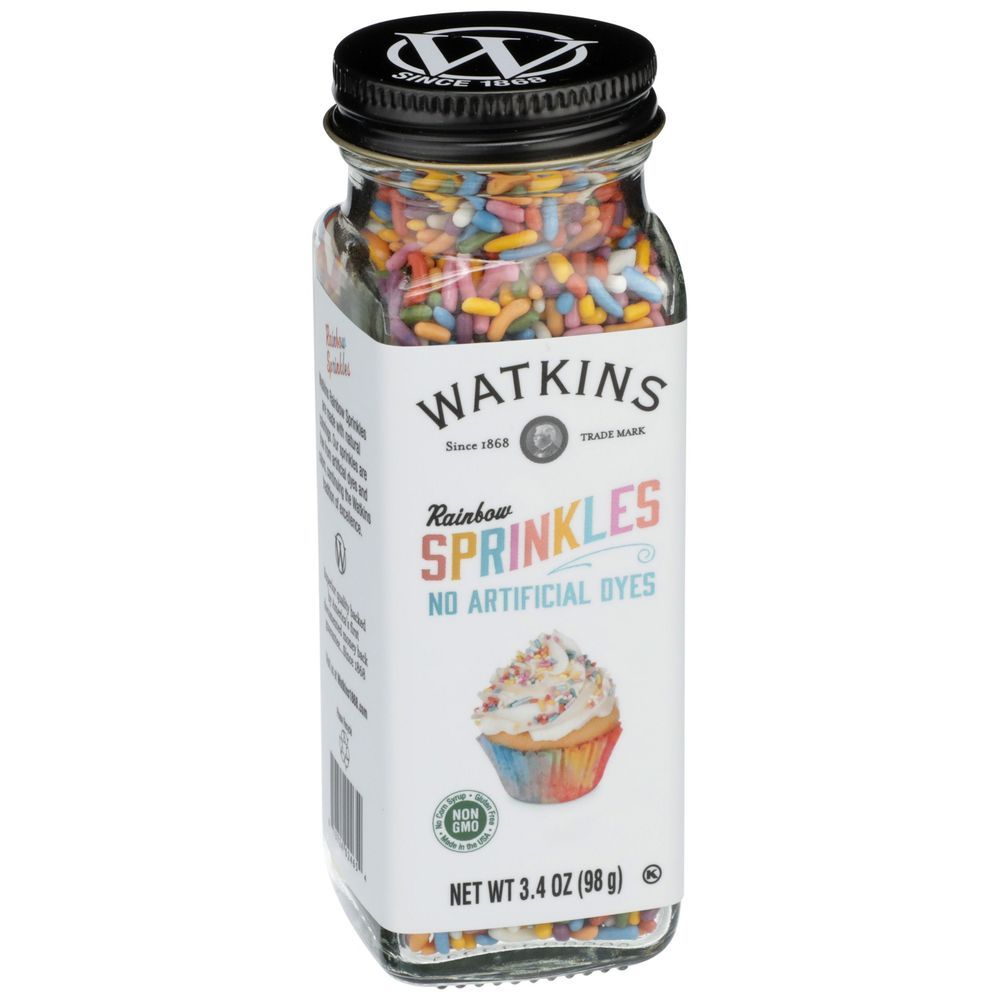Watkins Rainbow Decorating Sprinkles, 3.4 Ounce -- 3 Per Case