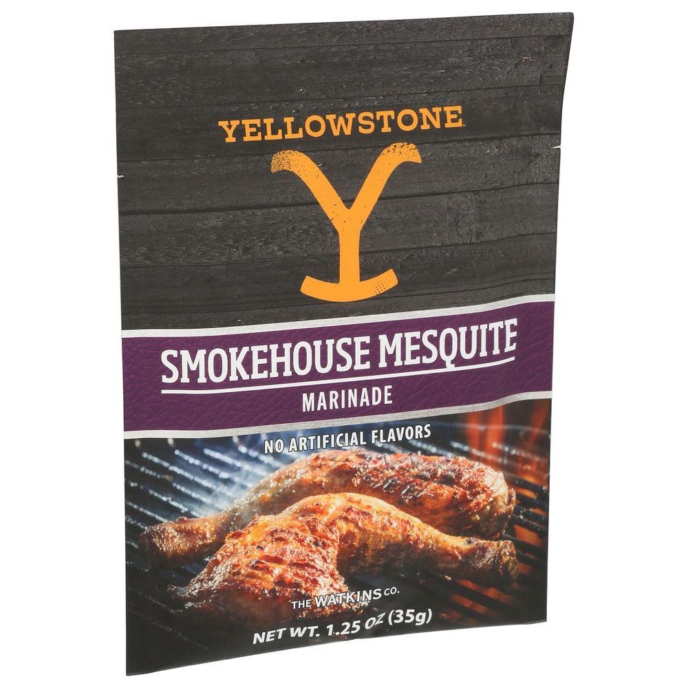 Yellowstone Smokehouse Mesquite Marinade, 1.25 Ounce -- 12 Per Case