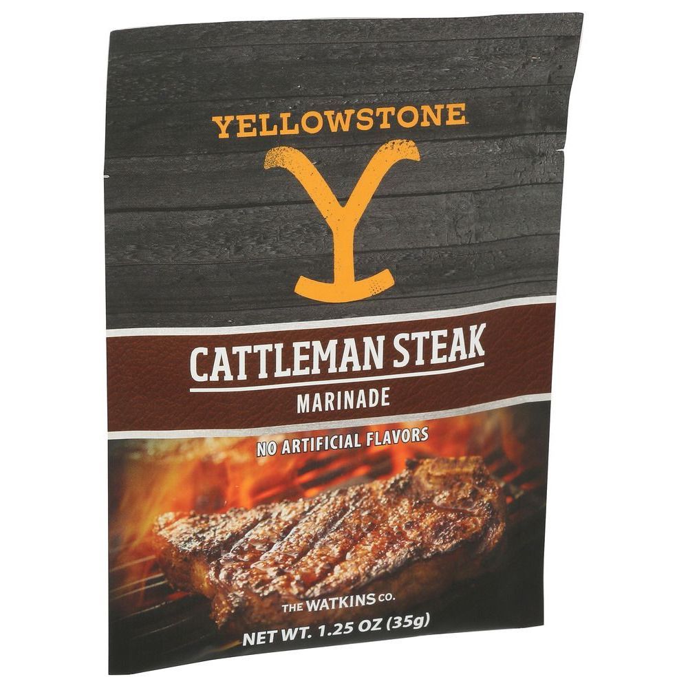 Yellowstone Cattleman Steak Marinade, 1.25 Ounce -- 12 Per Case