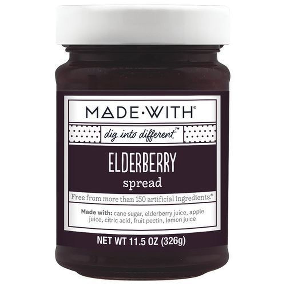 Made With Elderberry Spread, 11.5 Ounce -- 6 Per Case